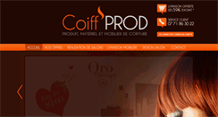 Desktop Screenshot of coiffprod.com